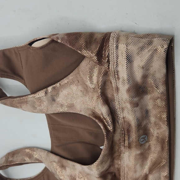 Lululemon Align Bra Shine Light Support A/B Cup Diamond Dye Reversible Size 4 - Picture 8 of 15